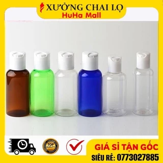 Chai Chiết Mĩ Phẩm ❣️BUÔN SỈ RẺ❣️ Chai Lọ Nhựa Pet Nắp Nhấn 100ml,50ml,30ml,20ml Chiết Mỹ Phẩm