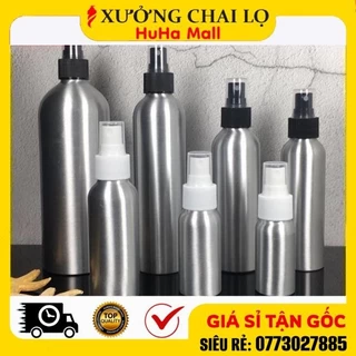 Chai Lọ Xịt Phun Sương ❣️BUÔN SỈ RẺ❣️ Chai Lọ Xịt Phun Sương Thân Nhôm 30ml,50ml,100ml Chiết Dung Dịch