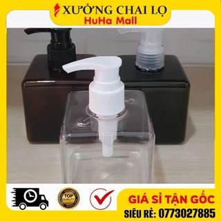 Chai Lọ Xịt Vòi Nhấn ❣️BUÔN SỈ RẺ❣️ [250ml,300ml] Chai Lọ Nhựa Pet Vòi Nhấn Chiết Dầu Gội, Sữa Tắm, Mỹ Phẩm .