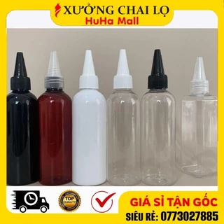 Chai Chiết Mĩ Phẩm ❣️BUÔN SỈ RẺ❣️ Chai Nhựa Pet Nút Nhọn 150ml,200ml,250ml,300ml Chiết Mỹ Phẩm