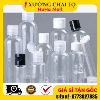 Chai Lọ Nhựa Pet Nắp Bật [10ml - 250ml] Đủ Màu ❣️BUÔN SỈ RẺ❣️ Vỏ Chiết Gel Rửa Tay, Dầu Gội, Sữa Tắm