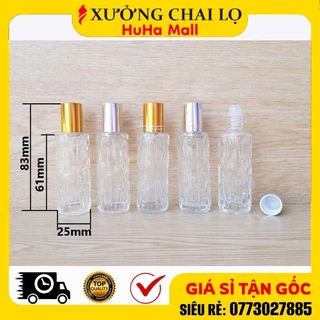 Lọ Chiết Nước Hoa ❣️BUÔN SỈ RẺ❣️ Lọ Chiết Nước Hoa Bi Lăn 10ml Đựng Dầu Thơm, Dầu Dừa, Mỹ Phẩm, Phụ Kiện Du Lịch