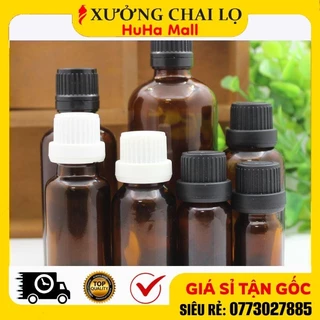 Chai Lọ Chiết Serum 5ml, 10ml, 15ml, 20ml, 30ml, 50ml Nắp Vặn Nhỏ Giọt ❣️BUÔN SỈ RẺ❣️ Vỏ Đựng Tinh Dầu Thủy Tinh