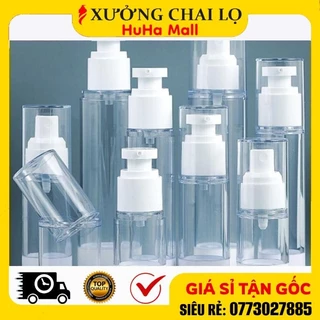 Chai Lọ Hút Chân Không 5ml, 10ml, 15ml, 20ml, 30ml, 50ml, 100ml ❣️BUÔN SỈ RẺ❣️ Vỏ Đựng Serum, Chiết Mỹ Phẩm