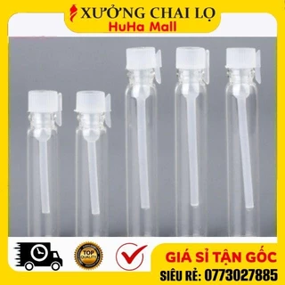 [Combo 100sp] Chai Lọ Chiết Nước Hoa ❤ Ống Chiết Mẫu Thử Nước Hoa 1ml 2ml 3ml Đựng Dầu Thơm , Phụ Kiện Du Lịch