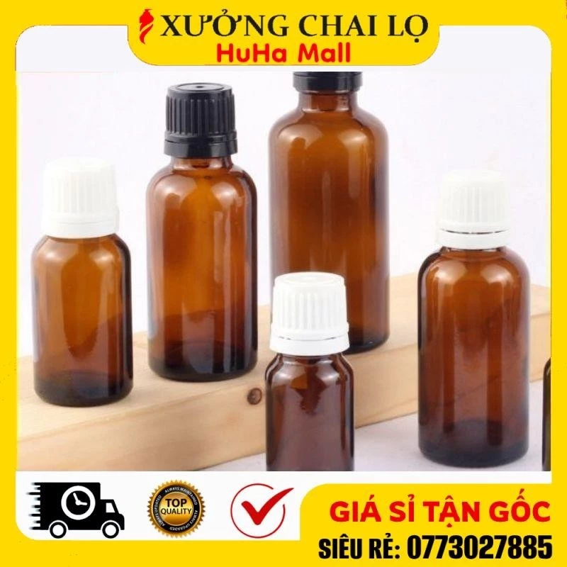 Chai Lọ Chiết Serum ❣️BUÔN SỈ RẺ❣️ [50ml,100ml] Chai Lọ Đựng Tinh Dầu Nắp Vặn Đen,Trắng Chiết Serum , Phụ Kiện Du Lịch