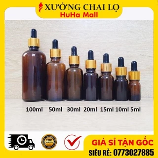 Lọ Chiết Serum ❣️BUÔN SỈ RẺ❣️ [20ml,30ml] Lọ Đựng Tinh Dầu Rỗng Bóp Giọt (Nhiều Màu) Chiết Serum , Phụ Kiện Du Lịch