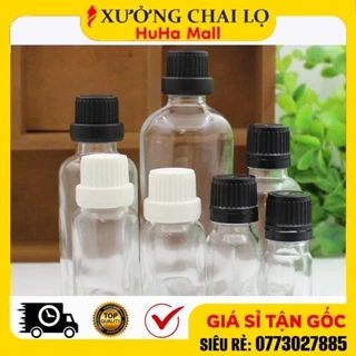 Lọ Chiết Serum ❣️BUÔN SỈ RẺ❣️ [5ml,10ml,15ml,20ml,30ml] Lọ Đựng Tinh Dầu Nắp Vặn Nhỏ Giọt Chiết Serum, Phụ Kiện Du Lịch