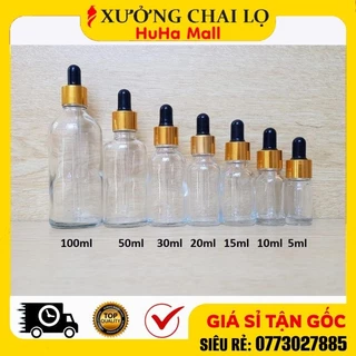 Lọ Chiết Serum ❣️BUÔN SỈ RẺ❣️ Lọ Đựng Tinh Dầu 15ml,20ml Dày Bóp Giọt (Nhiều Màu) Chiết Serum , Phụ Kiện Du Lịch