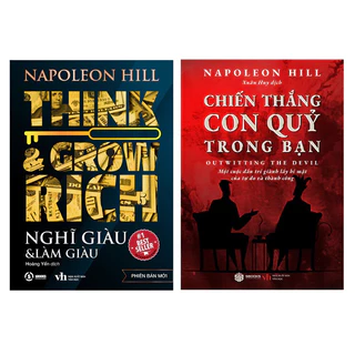 Combo 2 Cuốn Nghĩ Giàu Làm Giàu + Chiến Thắng Con Quỷ Trong Bạn (Napoleon Hill)