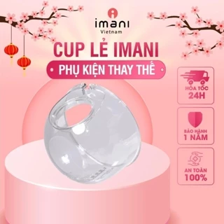 Cup lẻ máy hút sữa imani shop BECON phụ kiện thay thế cho cốc hút sữa rảnh tay chất liệu nhựa tritan an toàn cho bé