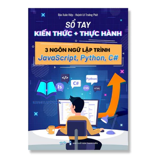 Sách Sổ tay kiến thức + thực hành 3 ngôn ngữ lập trình JavaScript, Python, C# (WU)