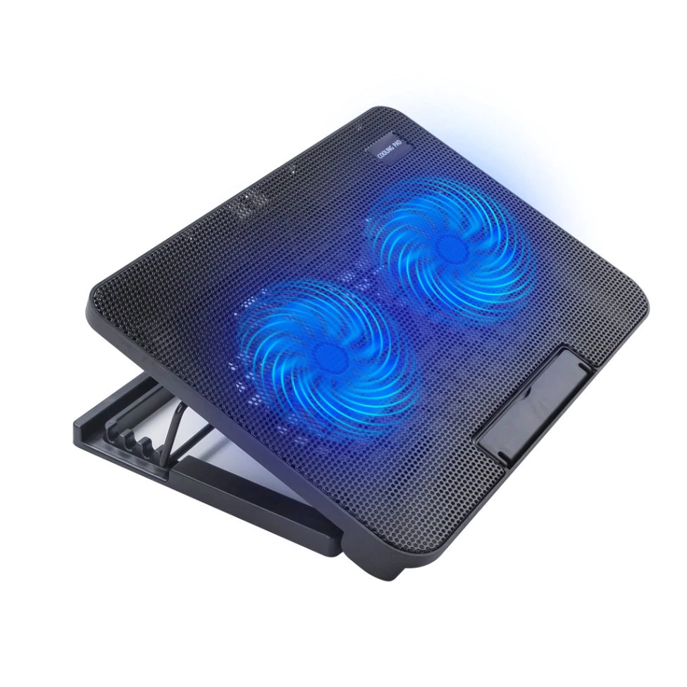 Đế Tản Nhiệt Laptop N99  cho laptop từ 13.3 đến 17 inch 2 Fan , Đế Nâng 45 Độ loại tốt
