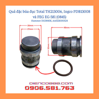 (Chính hãng) Quả đặc búa đục TOTAL TH213006, INGCO PDB13008, FEG EG-581 (Hammer DG0845K, AA023000524)