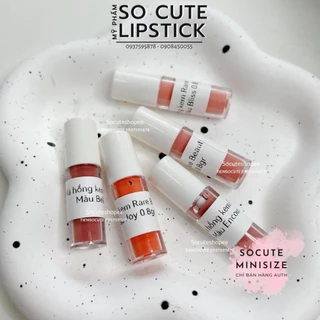 Socute - [Mini 0.8gr] Má hồng dạng kem Lâu Trôi Rare Beauty Soft Pinch Liquid Blush Đủ Màu