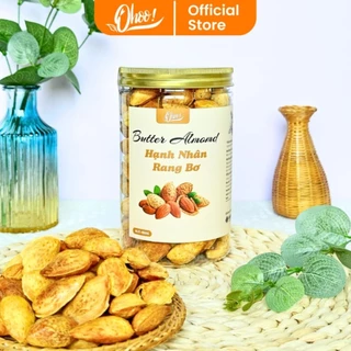 Hạt Hạnh Nhân Nguyên Vỏ Rang Bơ OHOO FOODS VN 450g - Hạt Dinh Dưỡng Ăn Vặt Healthy