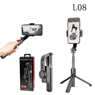 Gậy chống rung gimbal điện thoại L08 tự động xoay có bluetooth hỗ trợ quay video chụp hình -Có BH