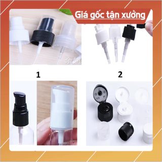 Chai nhựa pet 30ml hàng nhập nhiều màu  xịt phun sương, ấn giọt, nắp xoáy, nắp ấn vịt, chai chiết du lịch - (Kho sỉ)