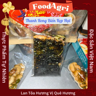 Thanh Rong Biển Kẹp Mix Hạt Dinh Dưỡng FoodAgriVN 100g 500g Đồ Ăn Vặt Thực Phẩm Ăn Kiêng Vào Buổi Sáng Tốt Cho Sức Khỏe.