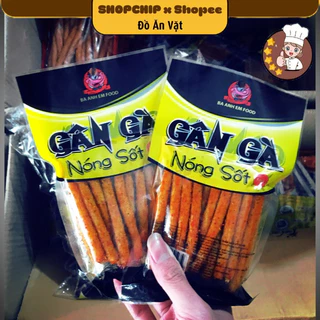 10 Gói Snack Gân Gà Cay Nóng Sốt Mới - Hàng Hot Đồ Ăn Vặt 💢🔥