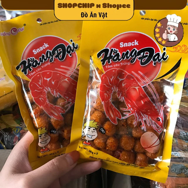 Gói Snack Tôm Tôm Trứng Hằng Đại Sỉ Đồ Ăn Vặt