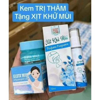 [ tặng xịt khử mùi ] KEM GIẢM THÂM NÁCH GLUTA MILK