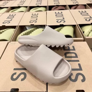 Dép yeezy slide 3 màu basic vân nhám đế cao  bản full cao cấp - full box