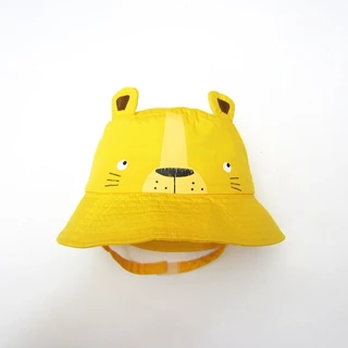 Mũ vành cho bé trai , Mũ cotton trẻ em Miller màu vàng sư tử size từ 6 tháng đến 5 tuổi windy baby