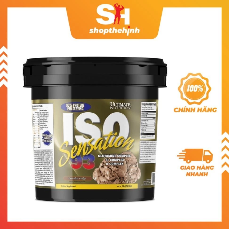 Iso Sensation 93 (2.27Kg) - Sữa Tăng Cơ, Phát Triển Cơ, Bổ Sung Protein, Whey Siêu Tinh Khiết, Hấp Thụ Cực Nhanh