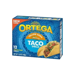 Vỏ bánh taco từ bắp vàng Ortega 140g