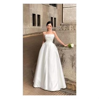 [LUXURY] Váy cưới sang chảnh, Váy cao cấp, váy lễ đường quốc dân cho các nàng dâu xinh H12
