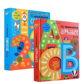 Bộ Sách - My Awesome Counting Book - My Awesome Alphabet Book 2 Cuốn