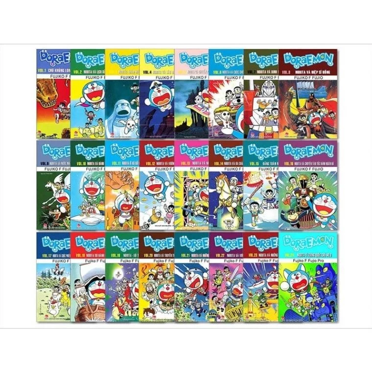 Truyện - Doraemon Truyện Dài - Trọn Bộ 24 Tập - Fujiko Fujio - Kim Đồng