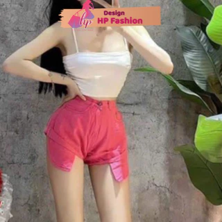 Quần đùi lưng cạp cao, quần nữ short nữ hàng cao cấp G234    STYLE