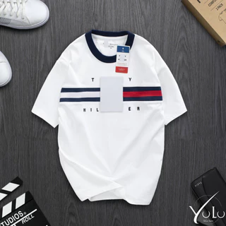 Áo thun nam nữ To.mm.y Hilfiger Essential Flag Logo T-Shirt Hàng Chất Lượng Cao