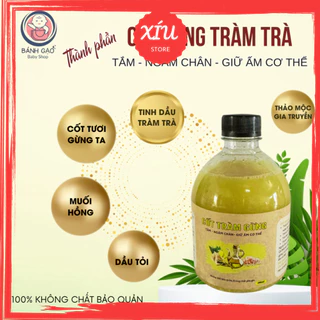 Cốt gừng tràm trà tắm và bôi giữ ấm cho trẻ 500ml