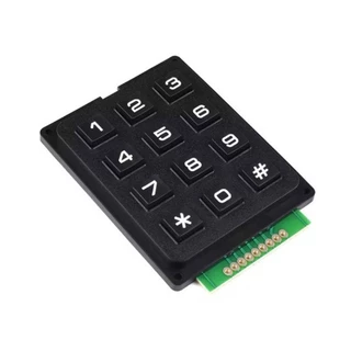 Bàn phím Ma Trận nhựa cứng 3x4 Keypad - TaKa DiY