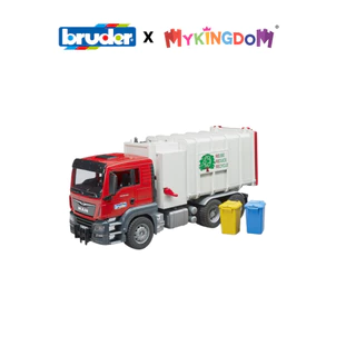 Đồ chơi dạng mô hình theo tỷ lệ thu nhỏ 1:16 BRUDER - Xe rác MAN TGS BRU03761