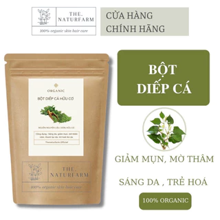 Bột Diếp Cá sấy lạnh 100% Organic , Mặt nạ diếp cá hữu cơ giảm mụn, trắng da, mờ thâm sạm-HAKIMEX NATURAL SPA OFFICIAL