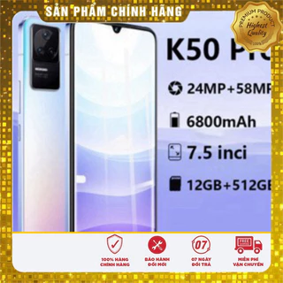 [Sản phẩm mới của HP] Điện thoại thông minh K50 PRO RAM 12 ROM 512GB Xả kho điện thoại di động