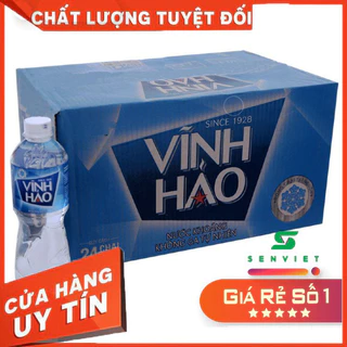 [Hỏa tốc] Thùng 24 chai nước khoáng Vĩnh Hảo 500ML