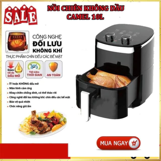 Nồi Chiên Không Dầu 10L Cao Cấp  Cải Thiện Chế Độ Dinh Dưỡng Cho Gia Đình Bạn Siêu Tiện Lợi Siêu Bền NEW