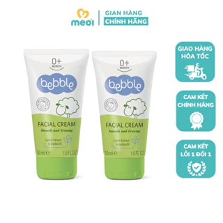 Kem dưỡng ẩm da mặt Bebble Facial Cream 50ml cho trẻ từ sơ sinh