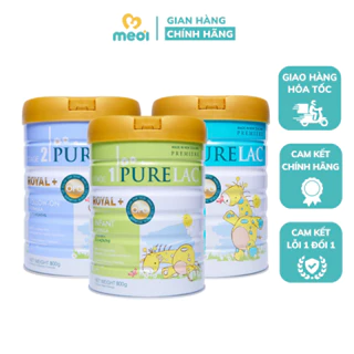 Sữa bột Purelac Royal+ Infant Formula số 1, 2, 3