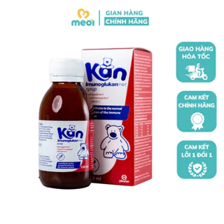 Siro Kan, thực phẩm bảo vệ sức khỏe Syrup Kan, hỗ trợ miễn dịch cho bé 120ml