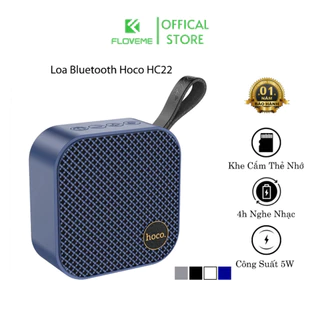 Loa bluetooth Hoco HC22, loa mini để bàn hỗ trợ khe cắm thẻ nhớ, usb, âm thanh vòm 3D. .