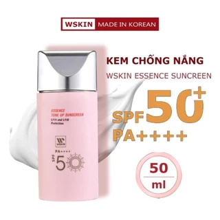 Kem Chống Nắng WSKIN Essence Sunscreen nâng tone dưỡng trắng chống nước và kiểm soát dầu  45ml Xịn