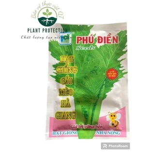 20gr Hạt giống cải mèo Hà Giang Phú Điền. Cải xanh ngọt