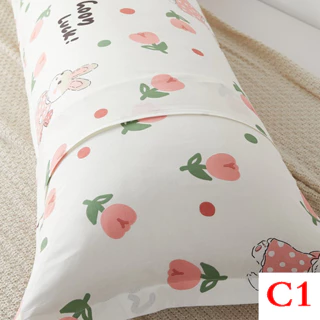 Cặp Đôi Đôi Dài Gối Cotton 1.8m Hộ Gia Đình ins Phong Cách Mở Rộng Vỏ Gối Đơn Lõi Lót Bao