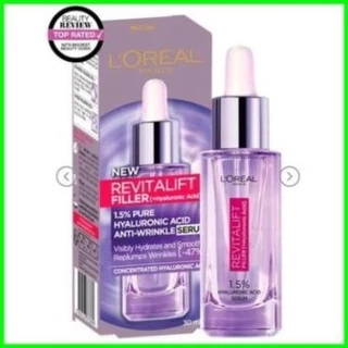 Serum Loreal HA Revitalift 1.5% Hyaluronic Acid Serum dưỡng cấp ẩm tức thì căng mướt da 30ml Aya.shop